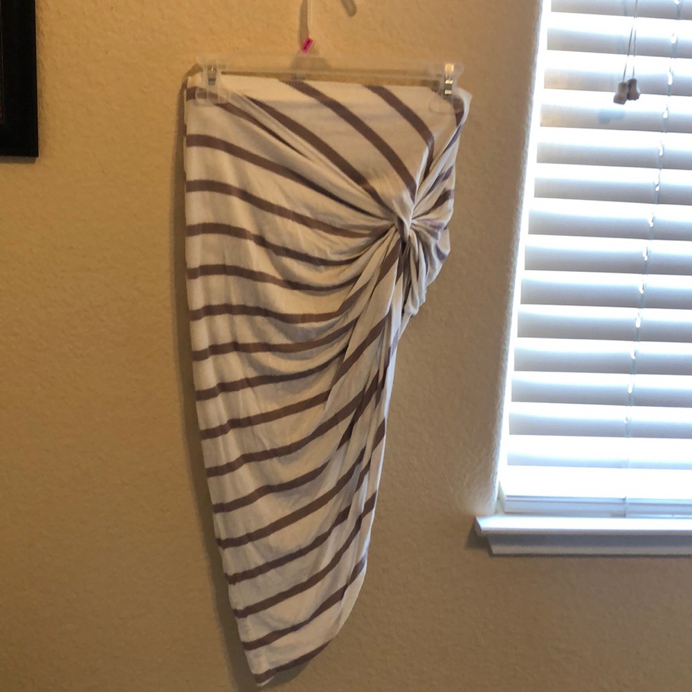 Maxi mini skirt